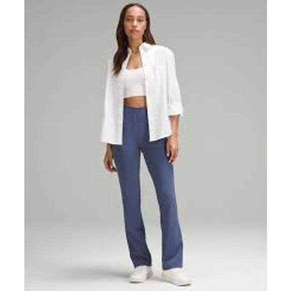 NWT: Lululemon Smooth-Fit Pull-On High Rise Pant sz 0 Shade - Picture 1 of 4